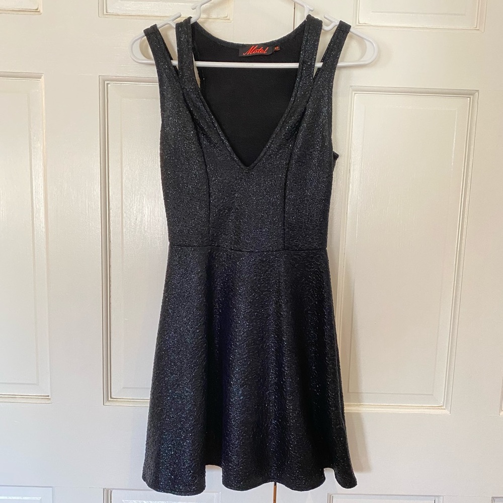 MOTEL textured mini dress